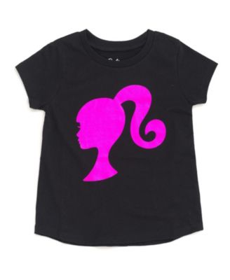 Toddler Girls Metallic Print T-Shirt and Tulle Mesh Skirt