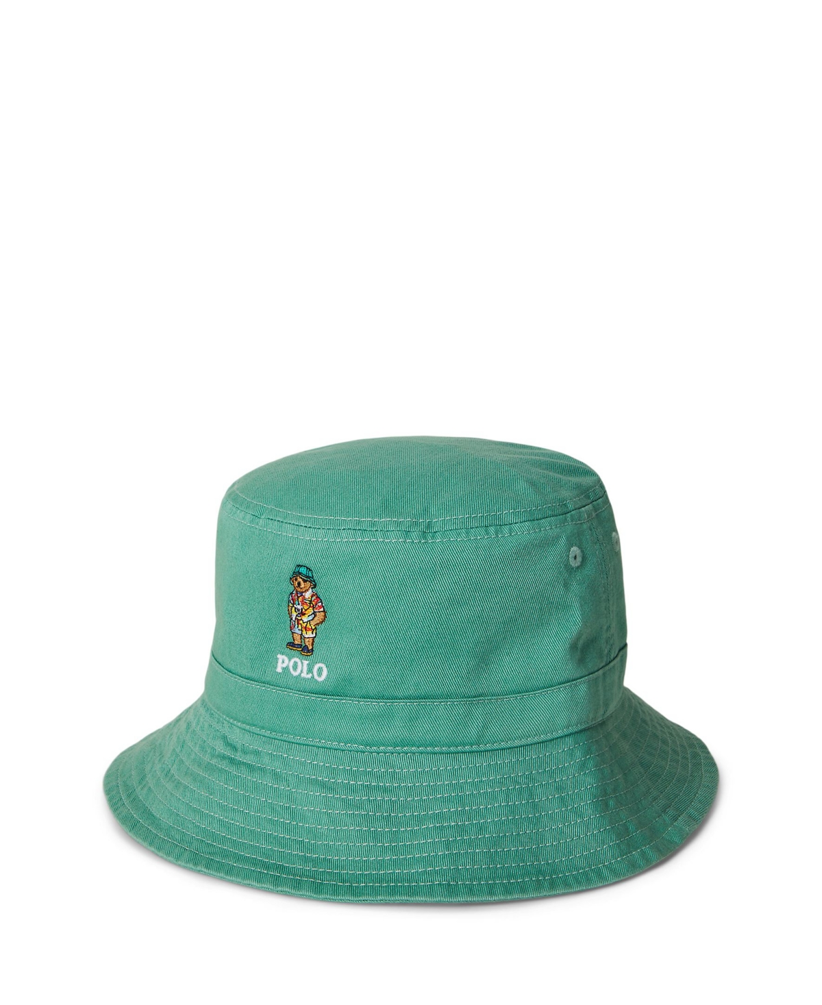 Polo Ralph Lauren Big Boys Polo Bear Twill Bucket Hat In Haven Green