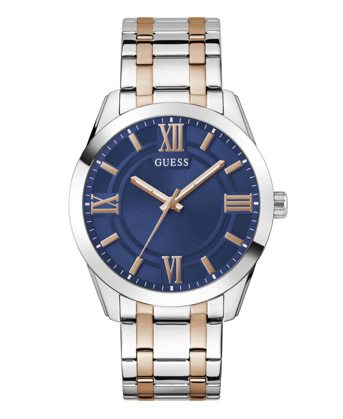 Guess Men's Analog Two-tone Stainless-steel Watch, 44mm