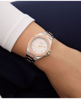 Women's Analog Two-Tone Stainless Steel Watch, 34mm