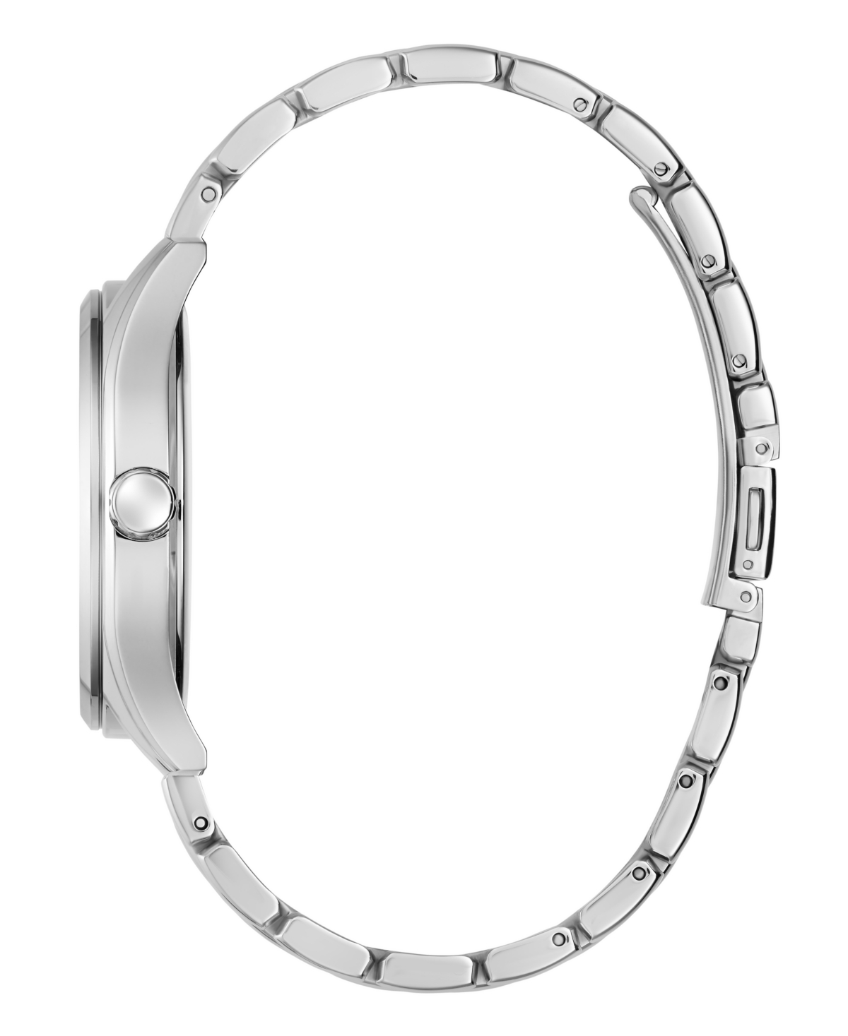 Guess Men's Analog Silver-tone Steel Watch, 42mm