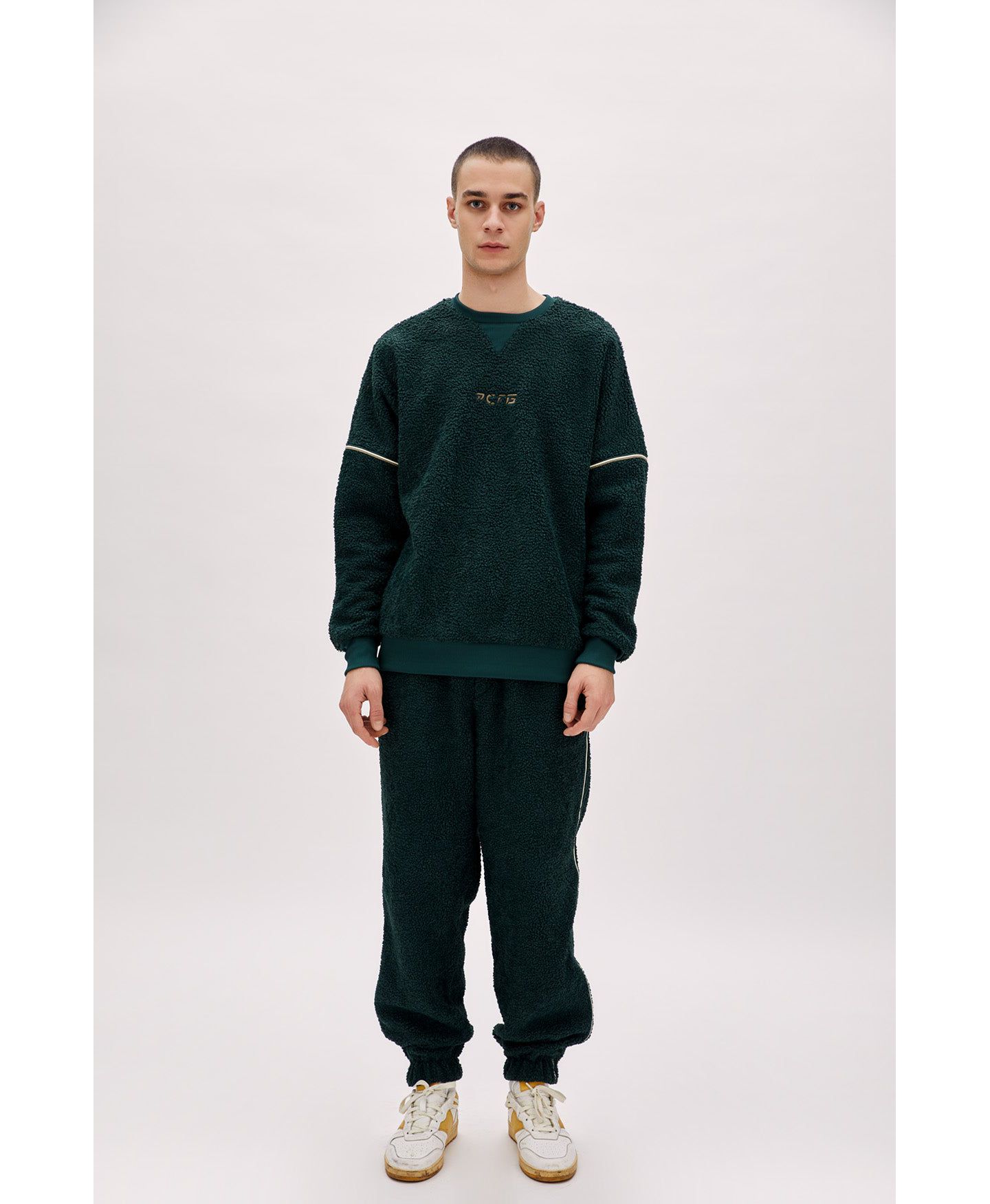 Мужские брюки PCFG Fluffy Track Sweatpant, цвет: Чёрный — фото 4