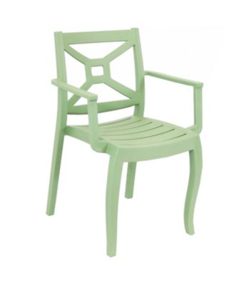 Polypropylene Stackable Tristana Outdoor Patio Arm Chair