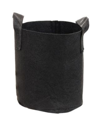 Garden Grow Bag Set with Handles Nonwoven Polypropylene Fabric, 10-Pc.