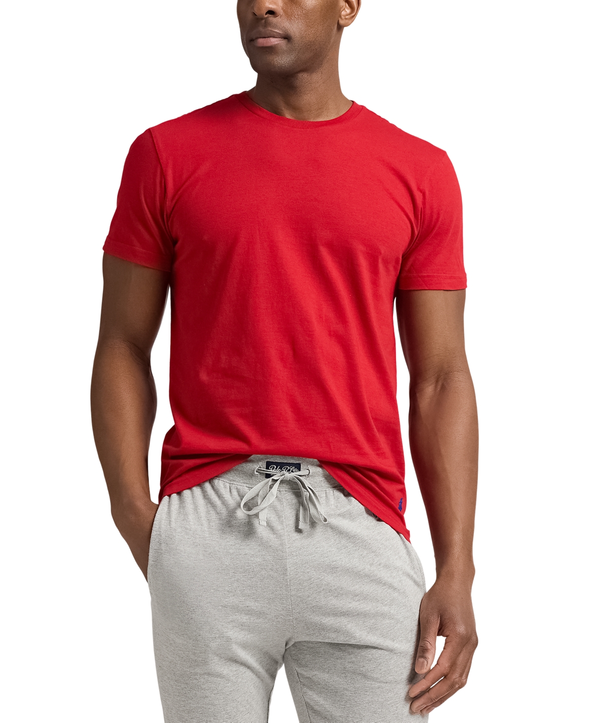 Polo Ralph Lauren Men's 5-pk. Cotton Crewneck Undershirts, Exclusively At Macy's In Blue