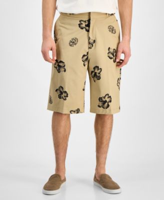 Men's Damo242 Baggy-Fit Stretch Floral 13" Shorts