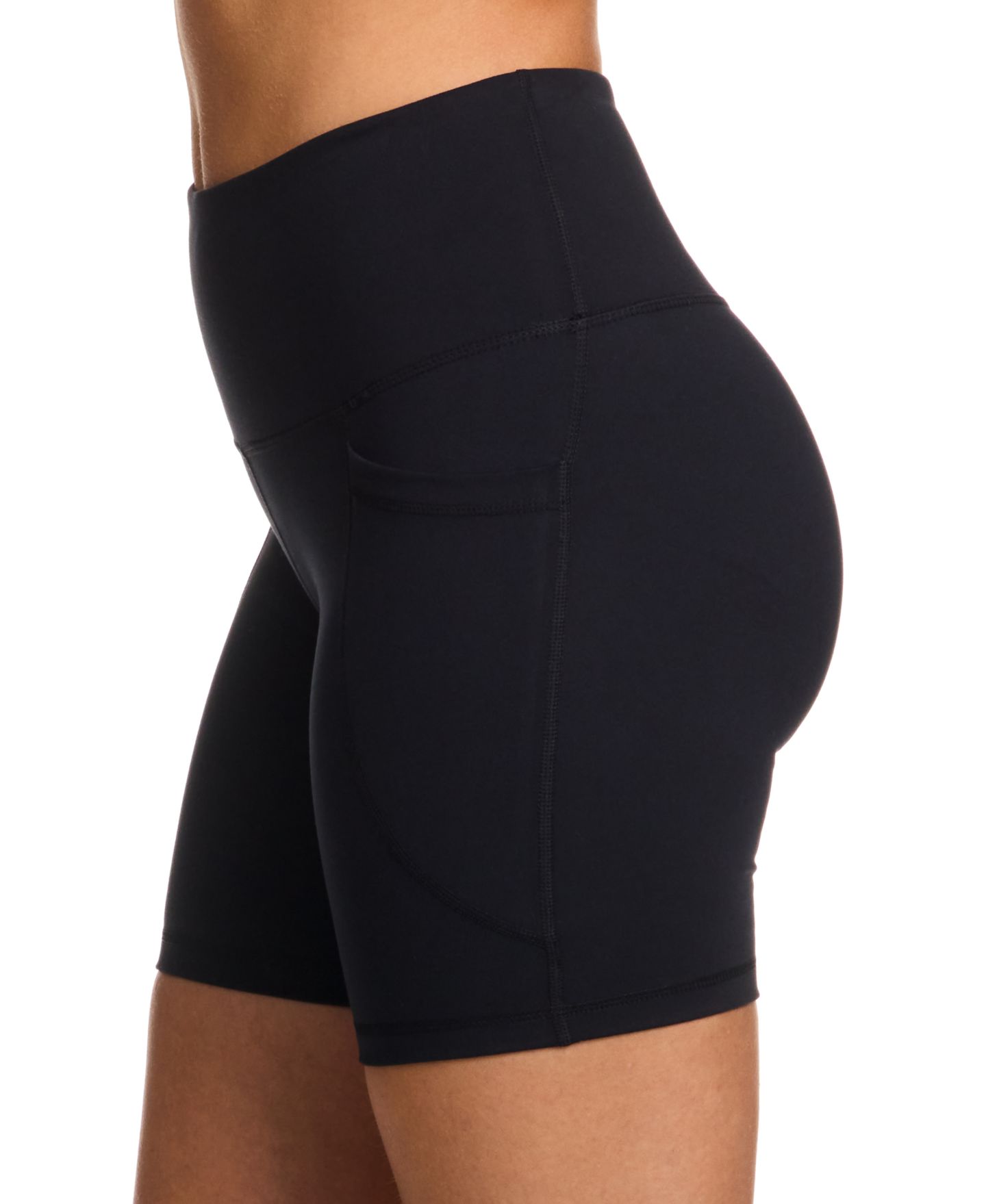 Женские шорты Reebok ID Train High-Rise Stretch Bike Shorts, цвет: Чёрный — фото 3
