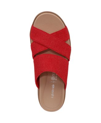 Women's Fiona Washable Strappy Slide Wedge Sandals