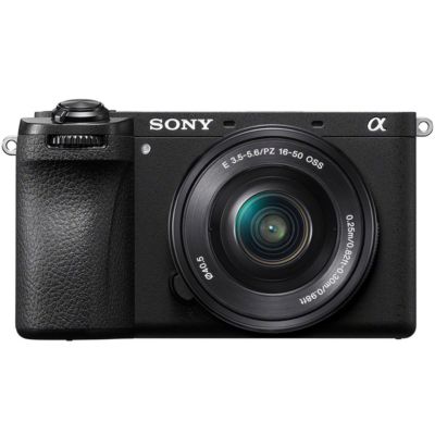 Sony Alpha a6700 Camera with E PZ 16-50mm f/3.5-5.6 OSS Lens Bundle with Shoulder Bag, 128GB SD Card, Card Reader, Corel Mac & PC Software Kit,