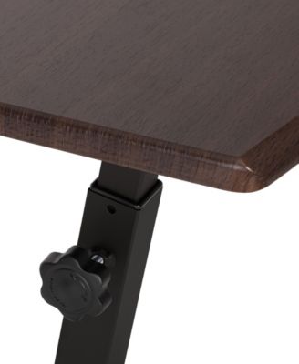 Mobile Laptop Sitting Desk Cart 