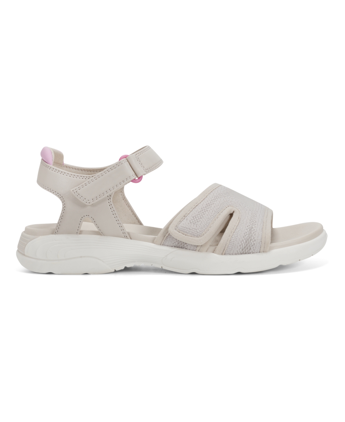 Shop Easy Spirit Women's Tayton Lightweight Sporty Flat Sandals In Taupe