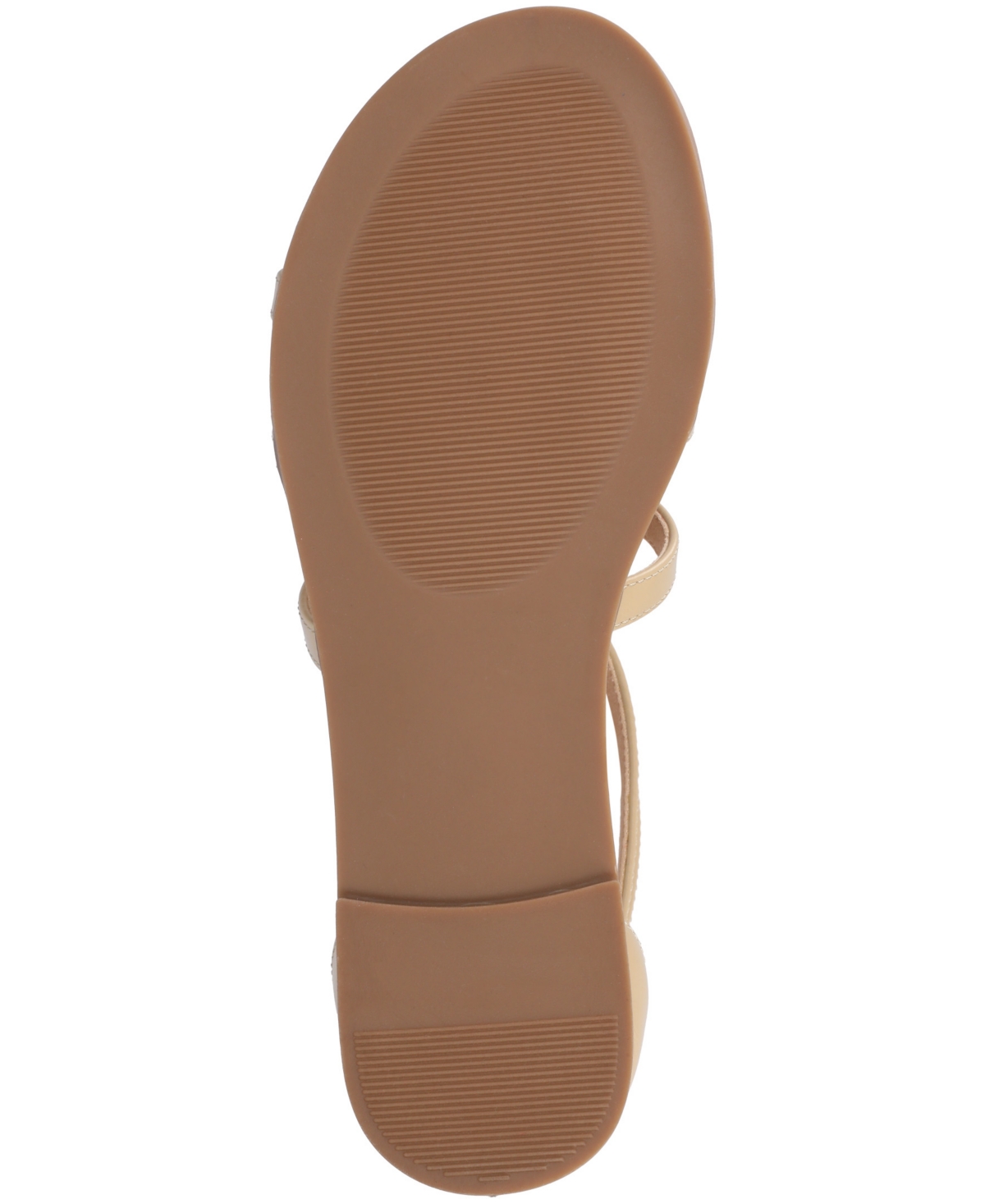 Shop Journee Collection Women's Genneva Zipper Flat Sandals In Taupe