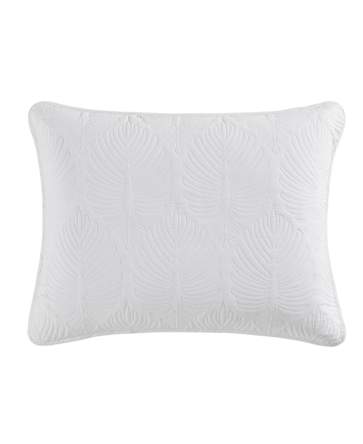 Tommy Bahama Line Palm Cotton Reversible 3-pc. Quilt Set, Full/queen In White