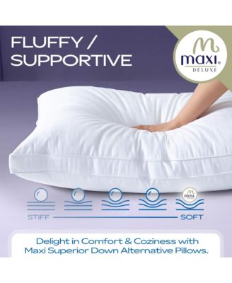 Maxi Luxurious Hotel Style Pillows 300 Thread Count 2 Pack