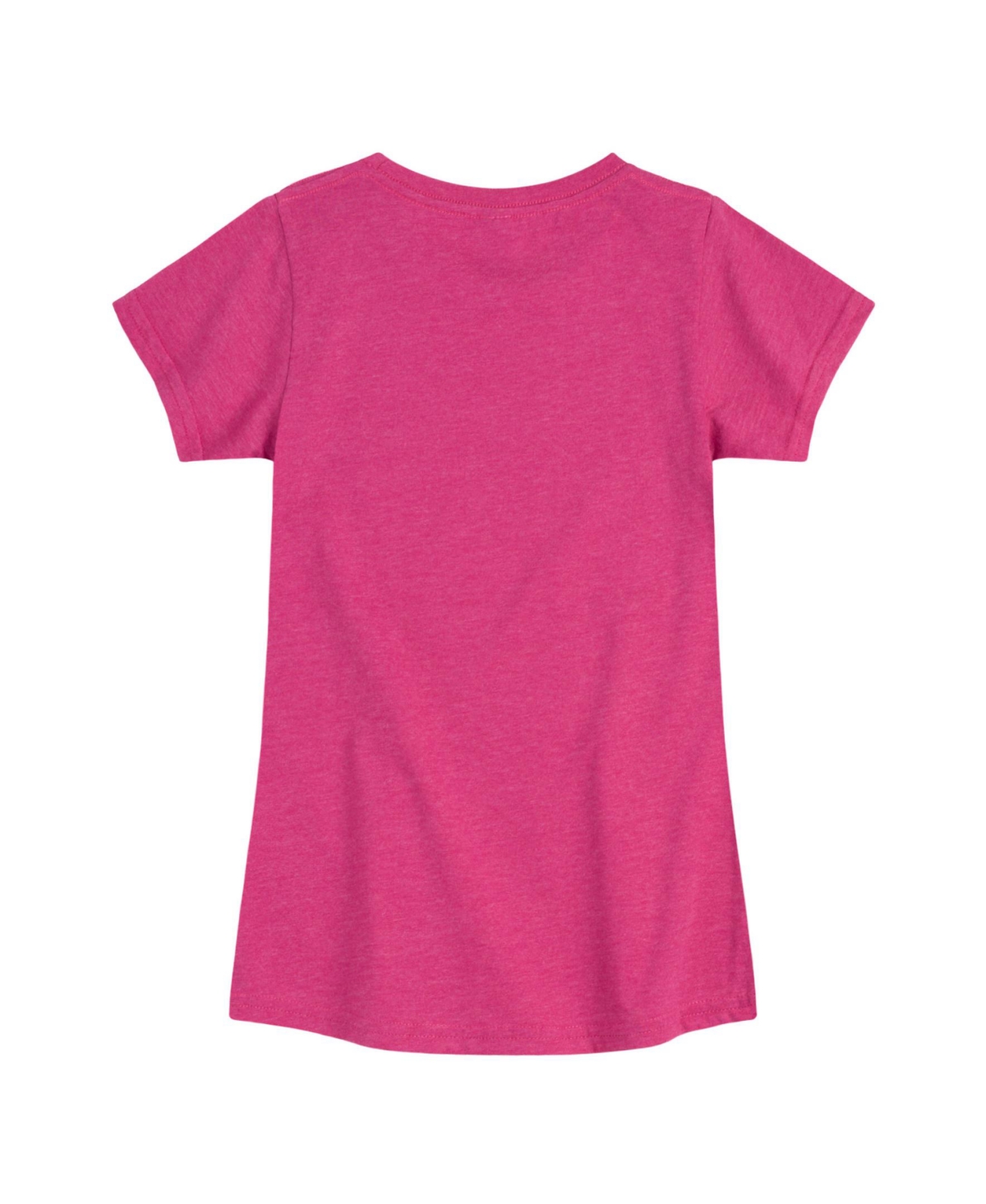 Shop Barbie Big Girls Logo Palm Trees Graphic Short Sleeve T-shirt In Pink