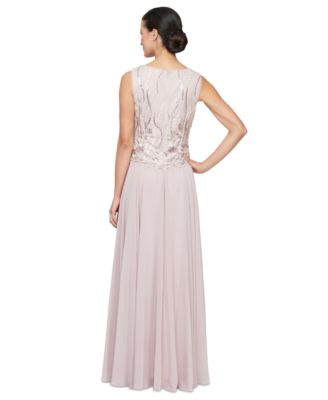 Alex Evening Women's 2-Pc. Embroidered Jacket & Gown Set