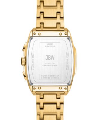 Men's Echelon Diamond Gold-Plated Stainless-Steel Watch