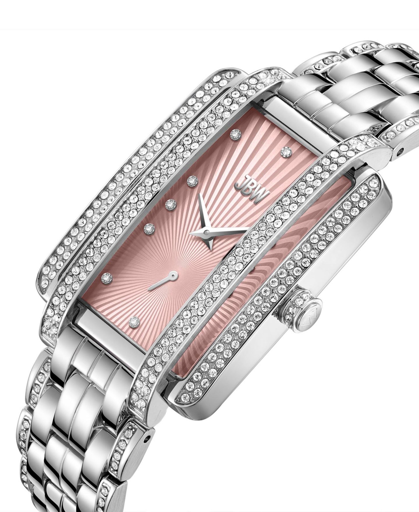 Женские часы Jbw Mink Diamond Stainless Steel Watch — фото 3