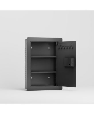Concealed Wall Safe with Keypad & Removable Shelves for Firearms and Valuables