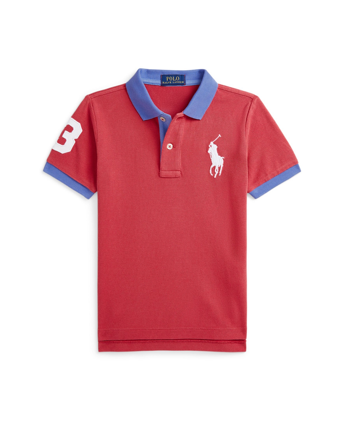 Polo Ralph Lauren Big Pony Cotton Mesh Polo Shirt In Nantucket Red