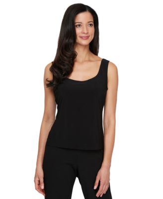 Women's Embroidered Jacket & Scoop-Neck Shell Set