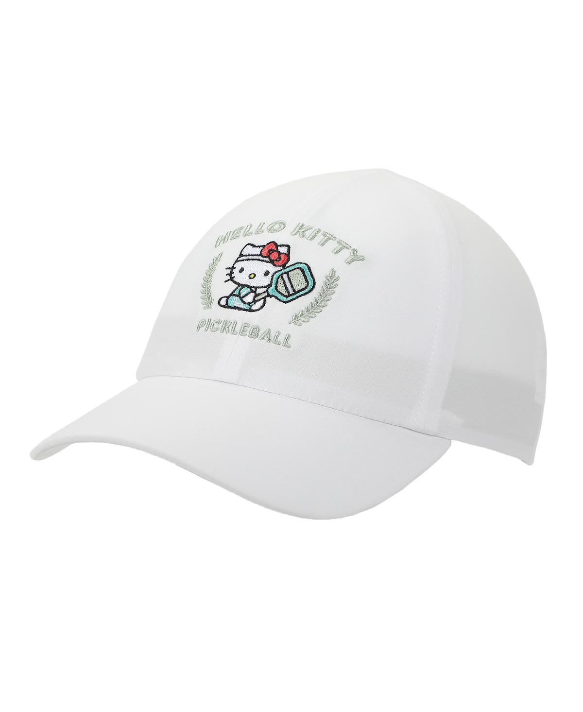 Men's Pickleball Elite Flex Women's White Unstructured Baseball Cap - Hkc pickleball white
