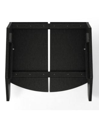 Modern HDPE Plastic Folding Patio Adirondack Ottoman