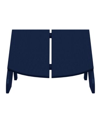 Modern HDPE Plastic Folding Patio Adirondack Ottoman