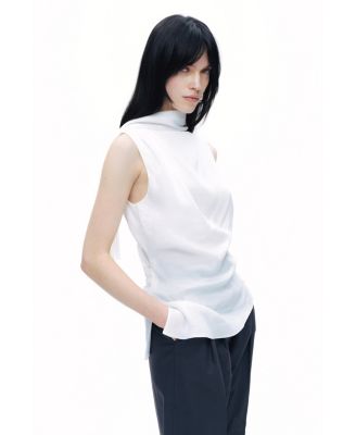 Women's Shawl-Designed Blouse