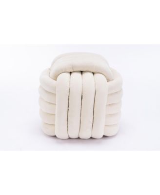 Modern Knot Design Ottoman Stylish and Comfortable