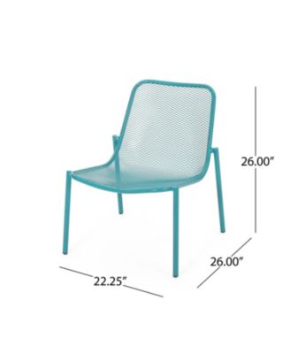 Streamdale Modern Stackable Patio Chairs with Mesh Seating (Set of 2)