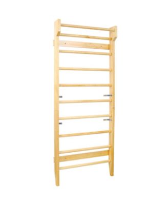 Streamdale Multi-Purpose Swedish Ladder & Pull-Up Bar for Gymnastics, Physical Therapy, and Home Workouts