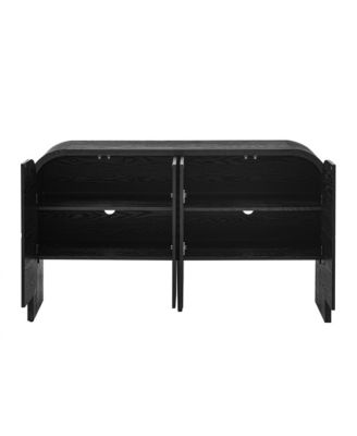 4-Door Sideboard with Rounded Corners