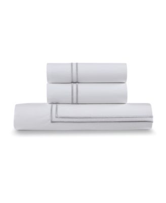 Percale Satin Stitched 3-Pc. Duvet Cover Set, Twin/Twin XL