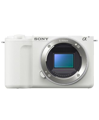 Alpha ZV-E10 II Mirrorless Camera, White, Bundle with Extreme PRO 64GB Memory Card and Shoulder Bag