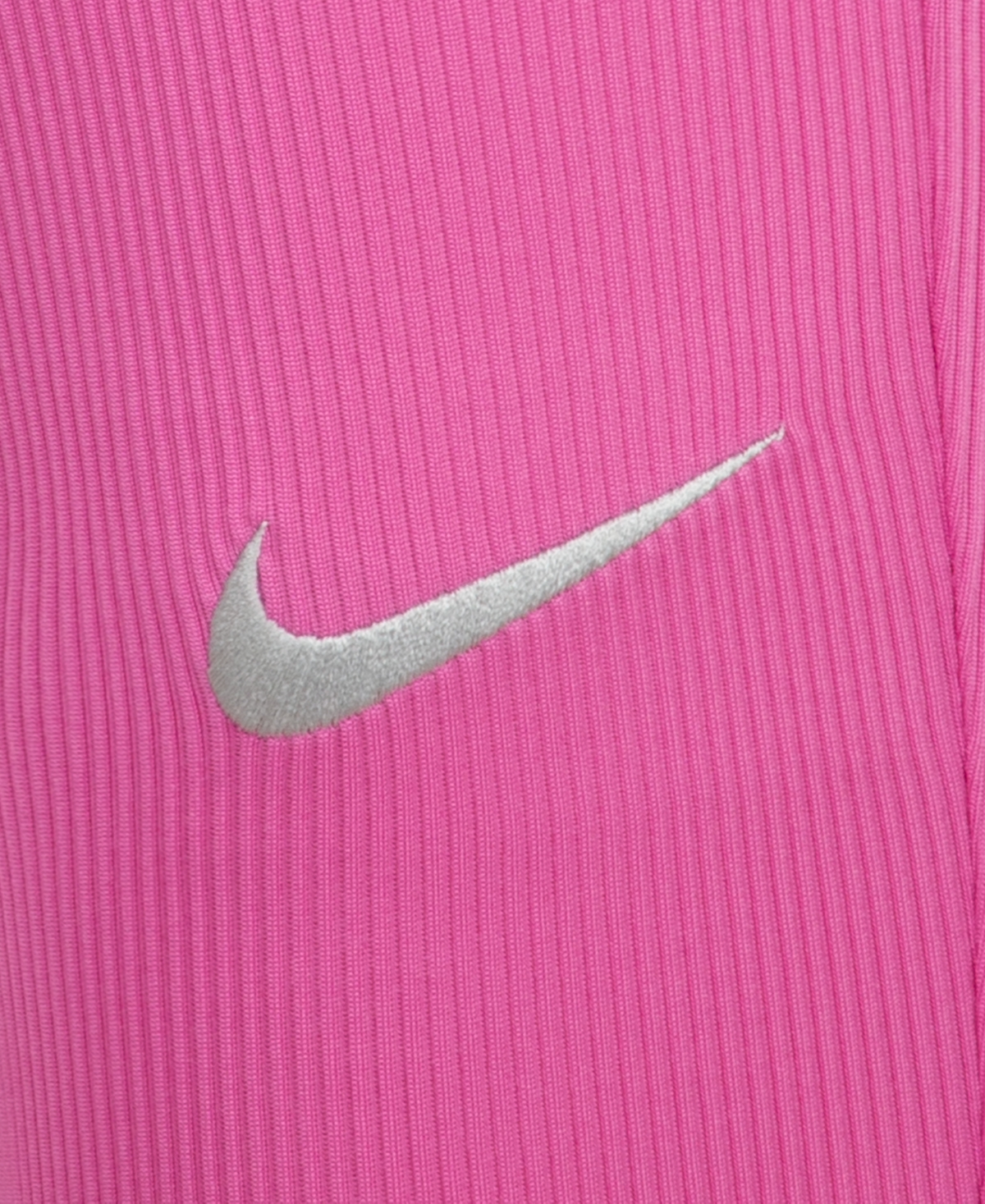 Nike Little Girls 2-piece Ribbed Quarter-zip Top And Leggings Set In Playful Pink