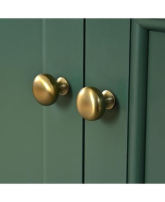 Modern 24" Single Sink Bathroom Vanity Cabinet with Top Sink & Storage Shelves