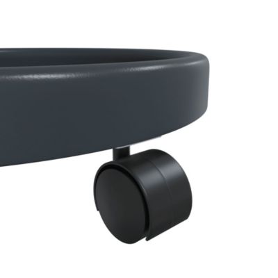 Plant Trolleys with Wheels 2 pcs Gray Diameter 13.4" 77.2 lb