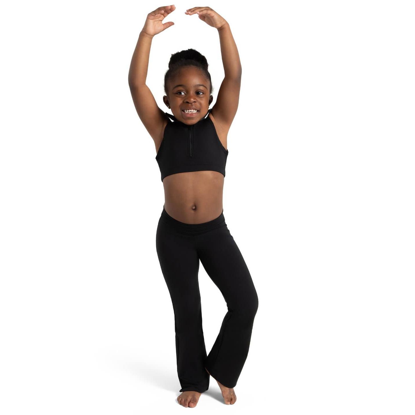Брюки Capezio Team Basics Pant для девочек, цвет: Чёрный — фото 4