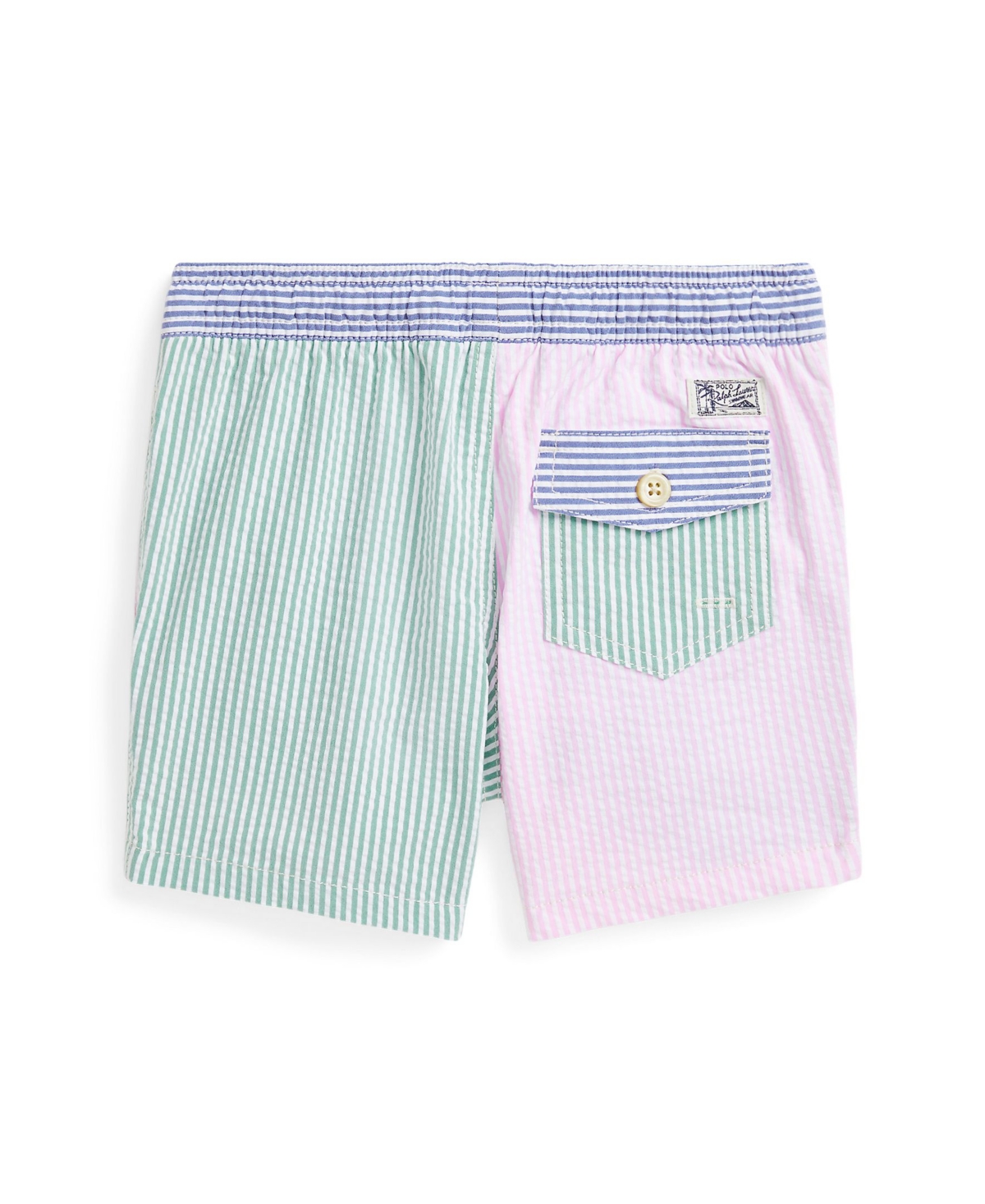 Polo Ralph Lauren Traveler Swim Trunk In Seersucker Multi