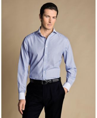 Charles Tyrwhitt - Men's Slim-Fit Stripe Dress Shirt