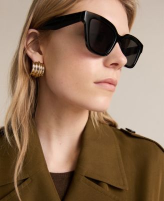 Women's Oversized Long Lyocell Trench Coat