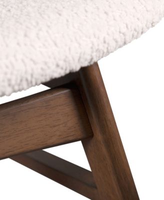 2-Pc. Sandy Cove Boucle Fabric Padded Dining Chair Set