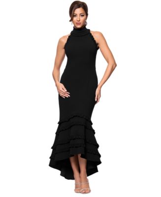 ◆LCDC◆ HIGHNECK RUFFLED LAYERED DRESS LCCWACOP29010 XSCAPE Women's Ruffled Mock Neck Sleeveless Midi Dress - Macy's
