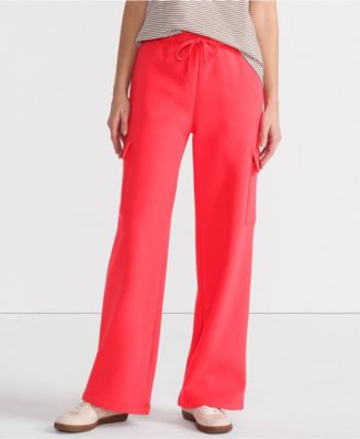 Women's Serious Sweats High Rise Wide Leg Cargo Pant - Set Bottom