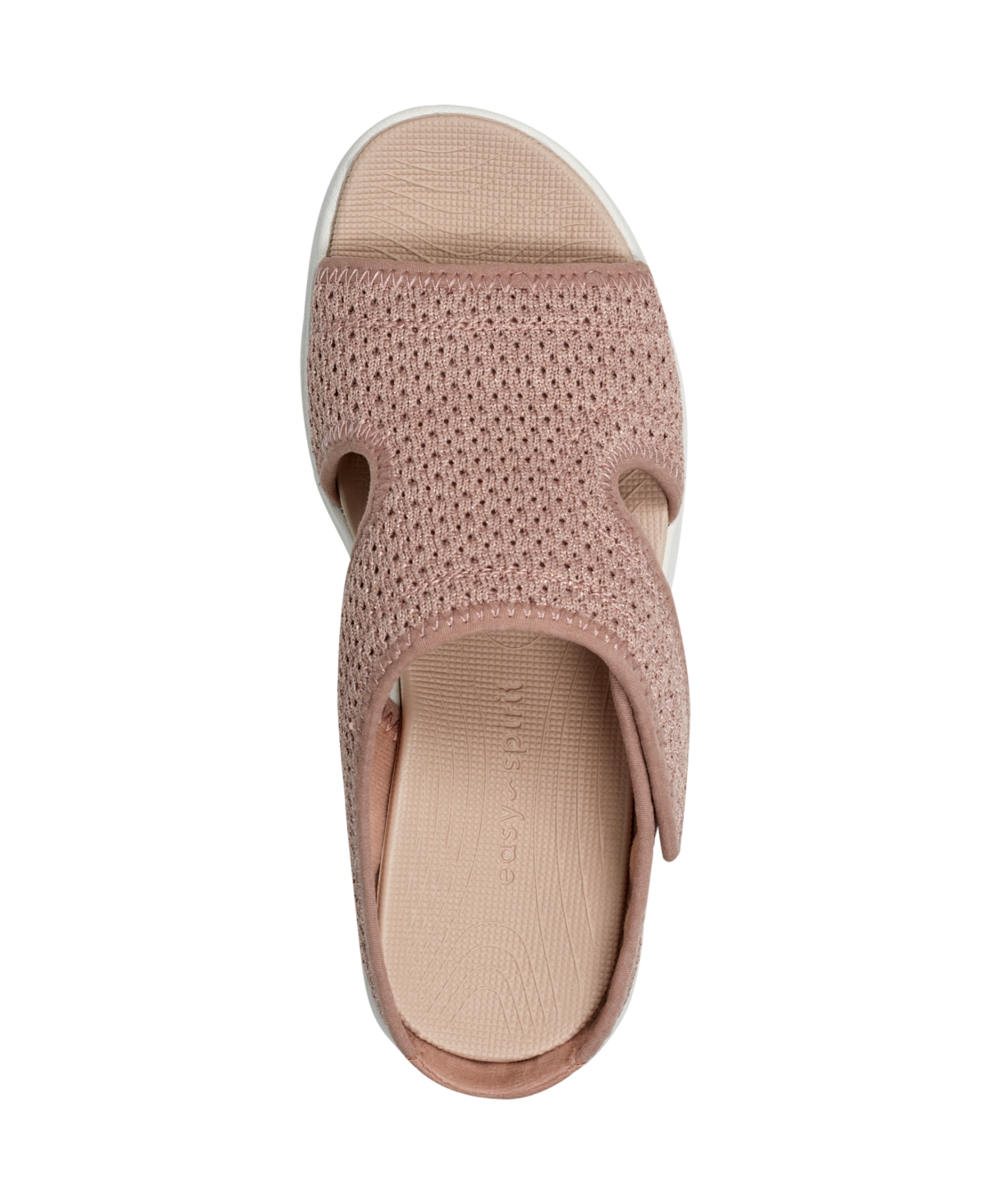 Shop Easy Spirit Women's Taniya Lightweight Slip-on Sandals In Rose Gold