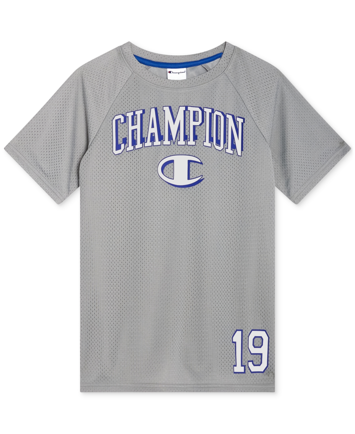 Champion Big Boys Football Jersey Shirt In Grey