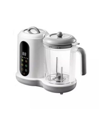 Baby Food Processor Steamer Blender with 12 Glass Baby Food Storage Jars, BPA-Free, Leakproof, Durable, and Convenient