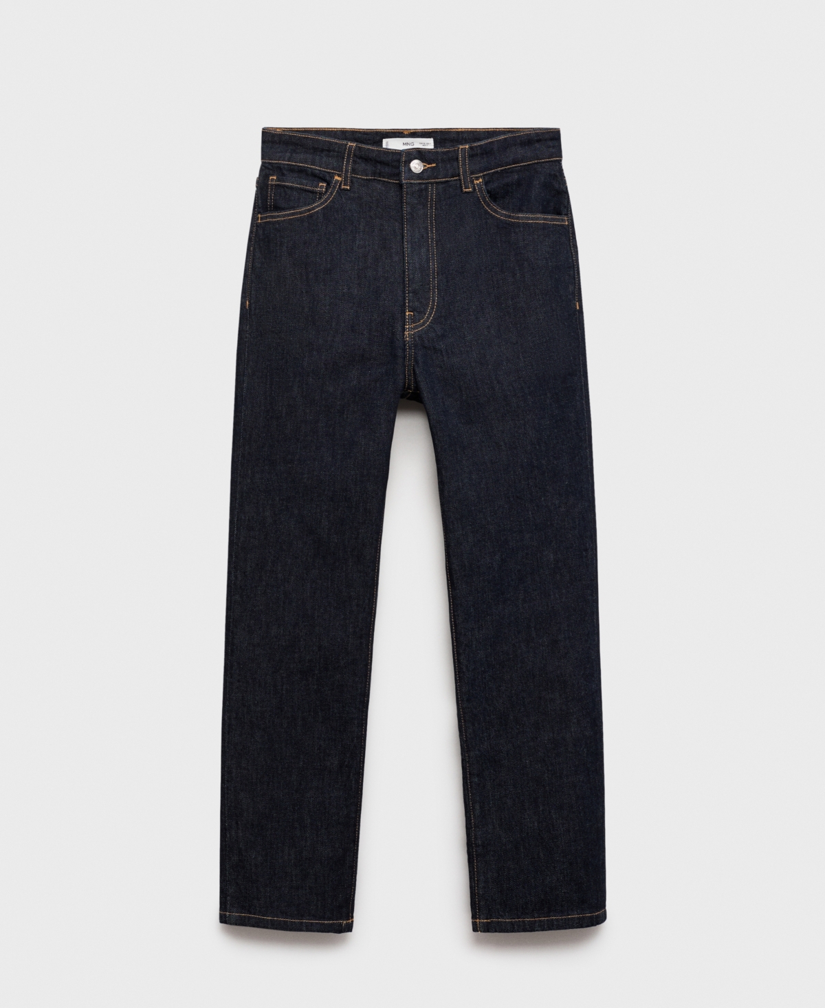 Mango Women's Claudia Rinse Wash Slim Crop Jeans In Open Blue