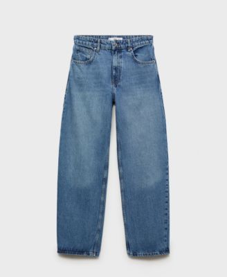 MANGO - Women's Mid-Rise Balloon Jeans